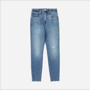 Everlane High Rise Skinny Distressed Jean NWT